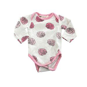 Monica + Andy Rose Print Organic Bodysuit Size NB